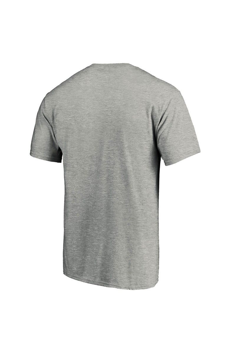 FANATICS Men's Fanatics Branded Heathered Gray Texas Rangers Heart & Soul T-Shirt, Alternate, color, 