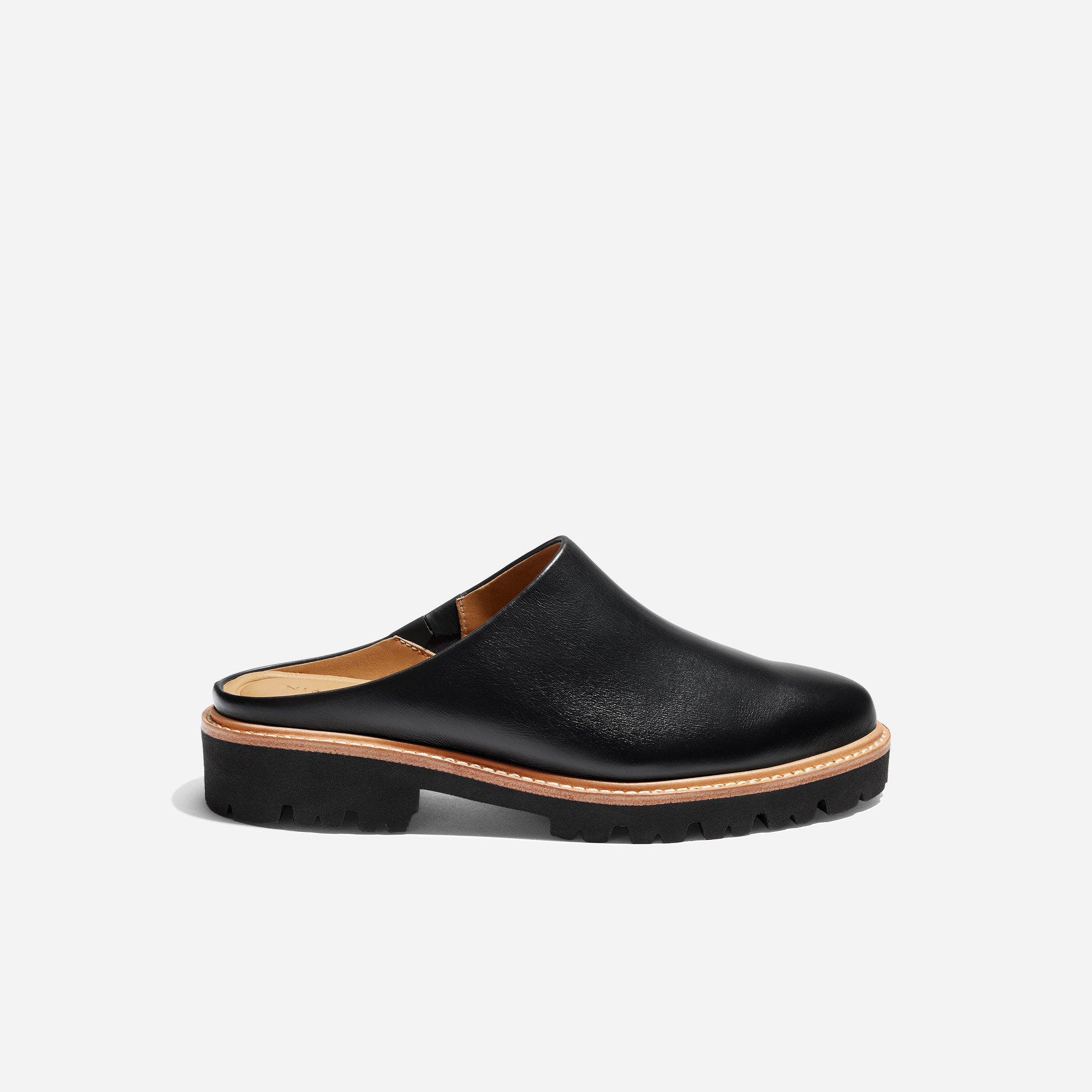 Emilee Lug Mule, Alternate, color, Black