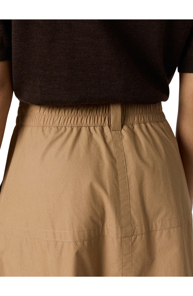 22535459 Jina High Waist A-Line Midi Skirt, Alternate, color, Caramel