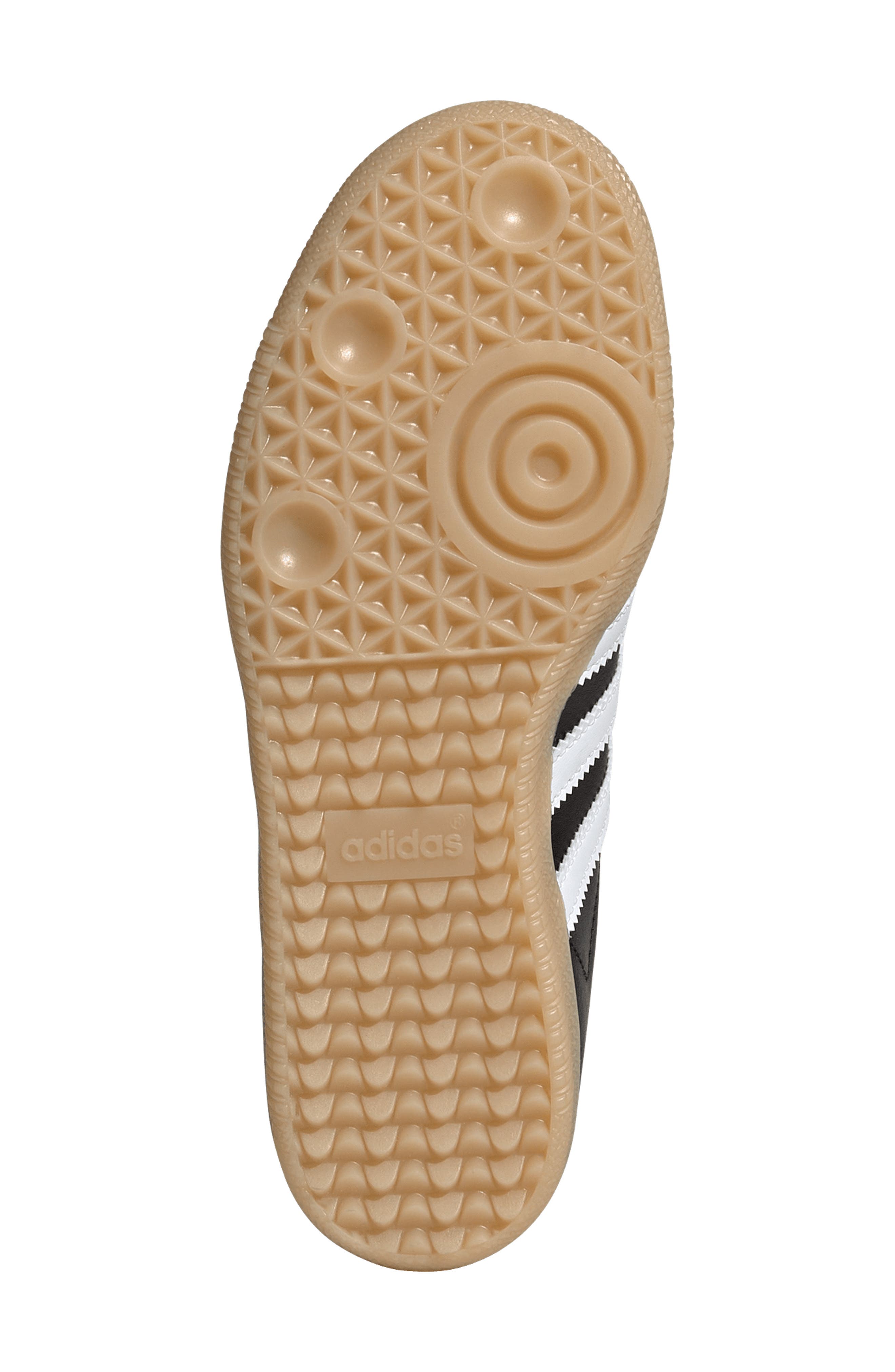 adidas Kids' Samba Sneaker, Alternate, color, Black/ White/ Gum