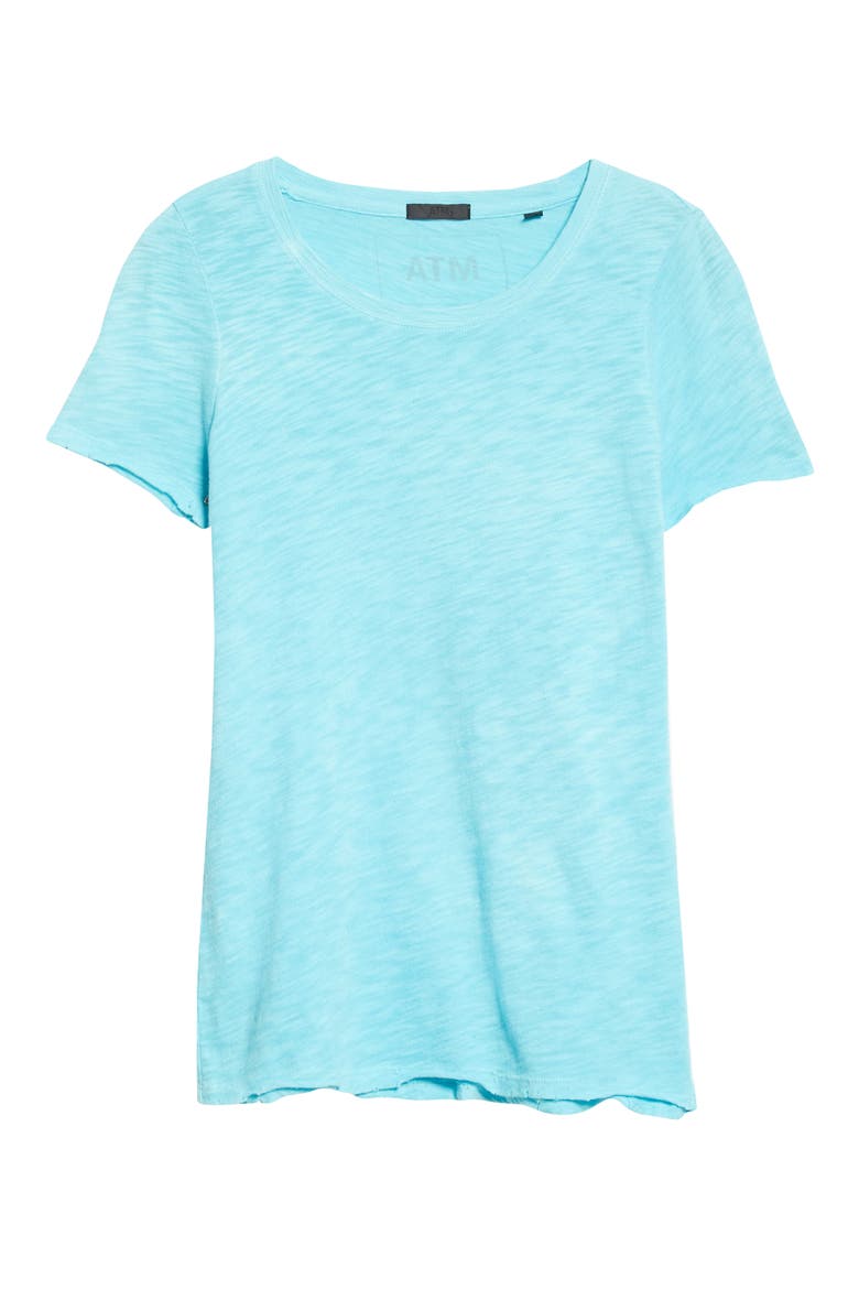 Sublime Wash Slub Jersey T-Shirt, Alternate, color, AQUA MIST