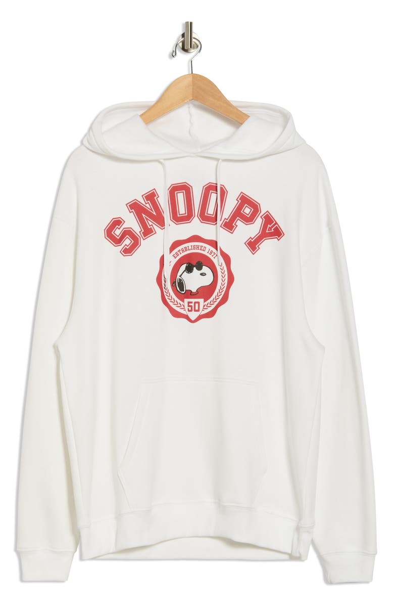 The Forecast Agency Peanuts<sup>®</sup> Snoopy University Hoodie, Alternate, color, White