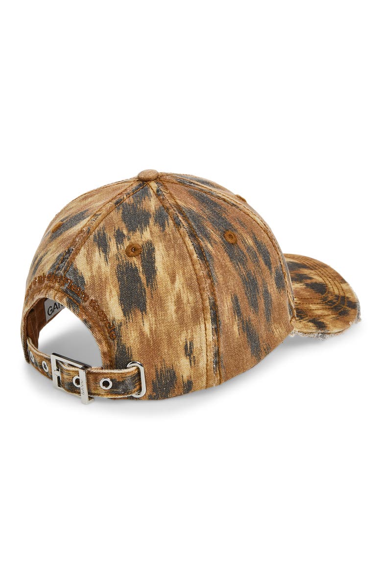 Washed Organic Cotton Canvas Baseball Cap, Alternate, color, ARGAN OIL