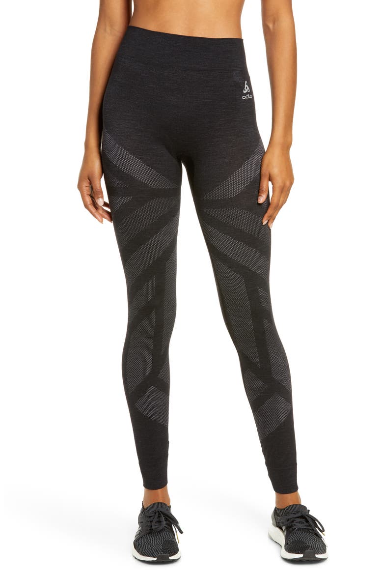 Women's Natural + Kinship Warm Base Layer Pants, Main, color, BLACK