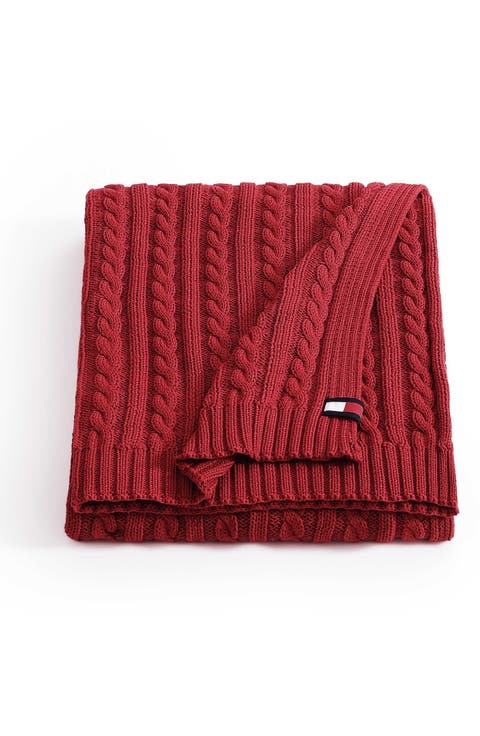 Cable Knit Throw