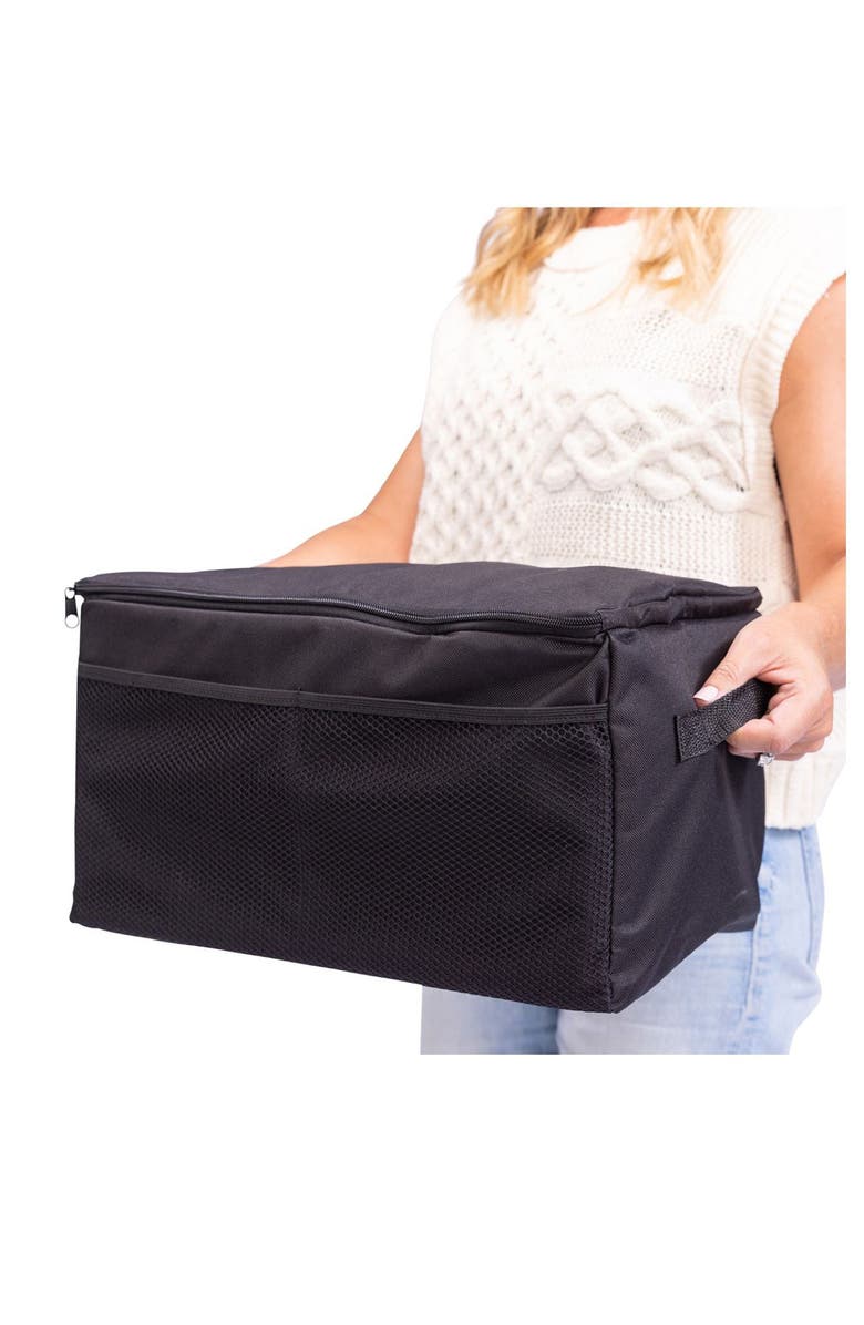 J.L. Childress Backseat Butler Car Organizer, Alternate, color, Black