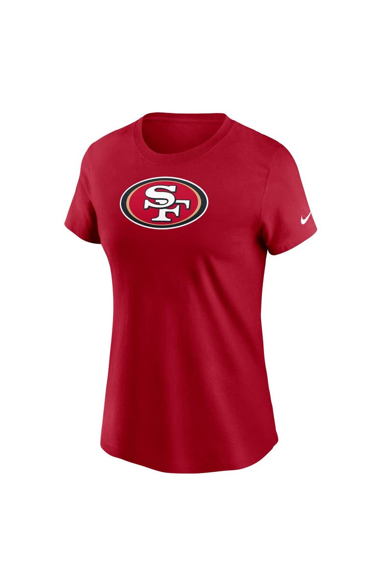 Nike Women's Nike Scarlet San Francisco 49ers Primary Logo T-Shirt, Alternate, color,