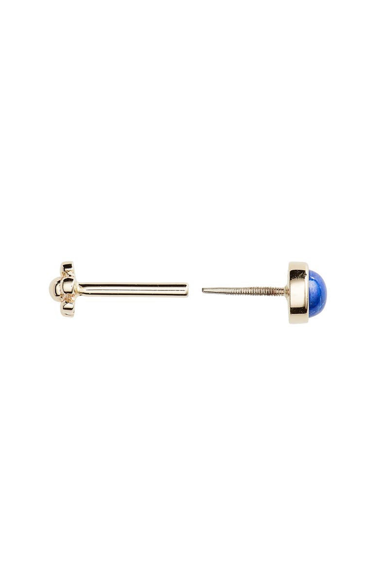 MARIA TASH Lapis Lazuli Threaded Single Stud Earring, Alternate, color,