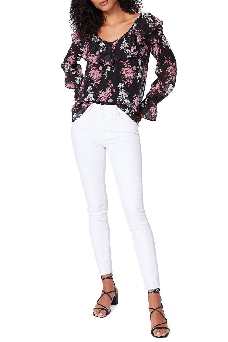 Persephone Silk Blouse, Alternate, color, BLKMULT