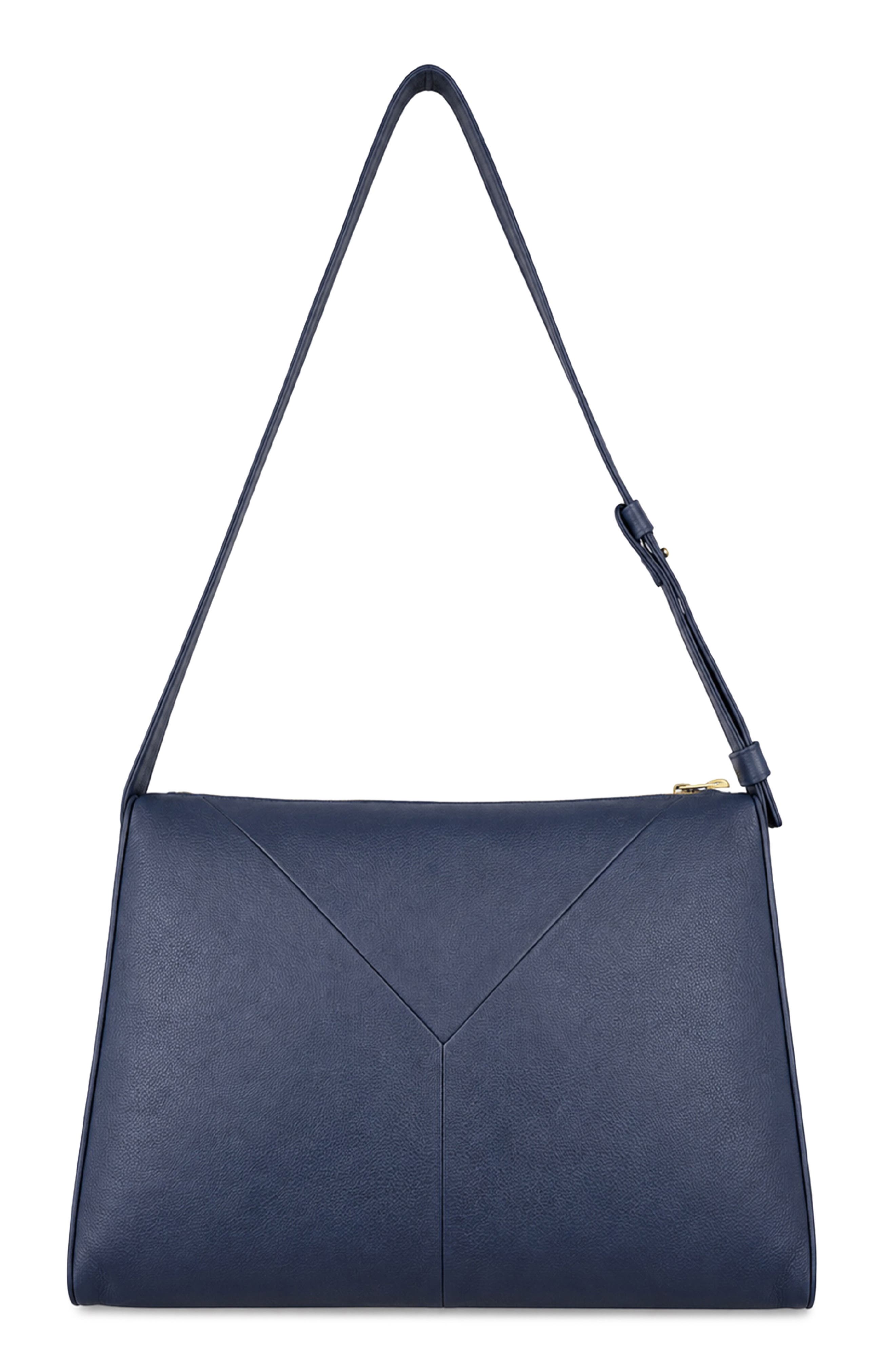 Freya Leather Crossbody Bag, Alternate, color, MIDNIGHT