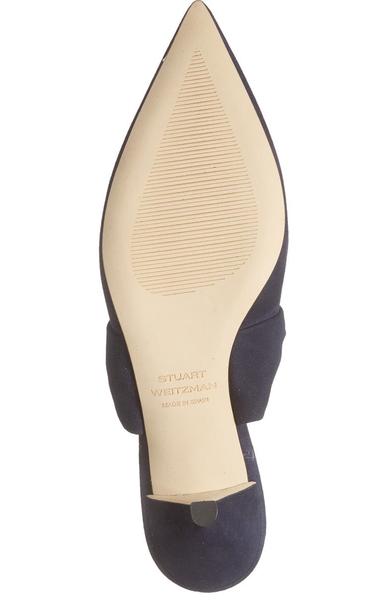 Stuart Weitzman Solange 50 Kitten Heel Mule, Alternate, color, Nice Blue