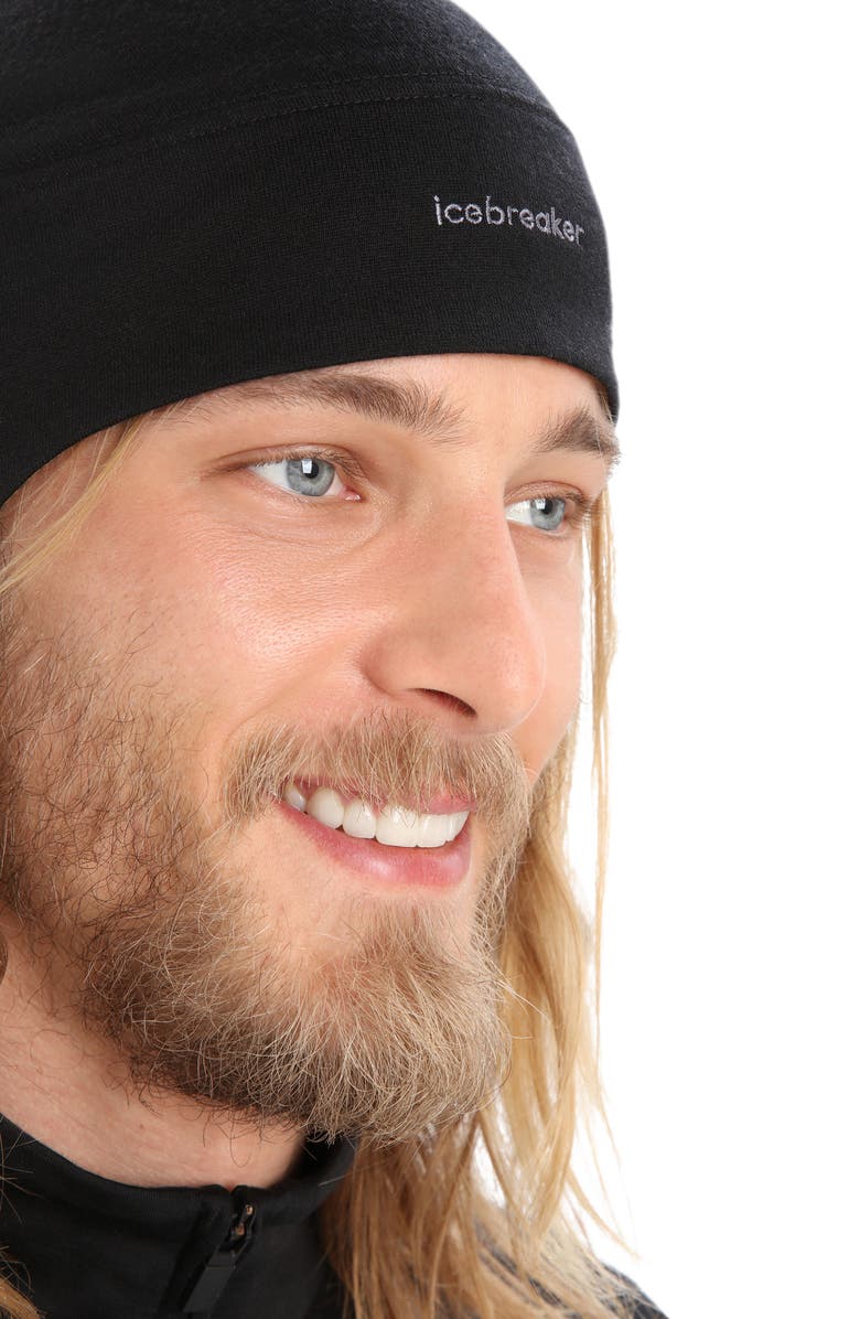 Icebreaker Quantum Merino Wool Lined Beanie, Alternate, color,