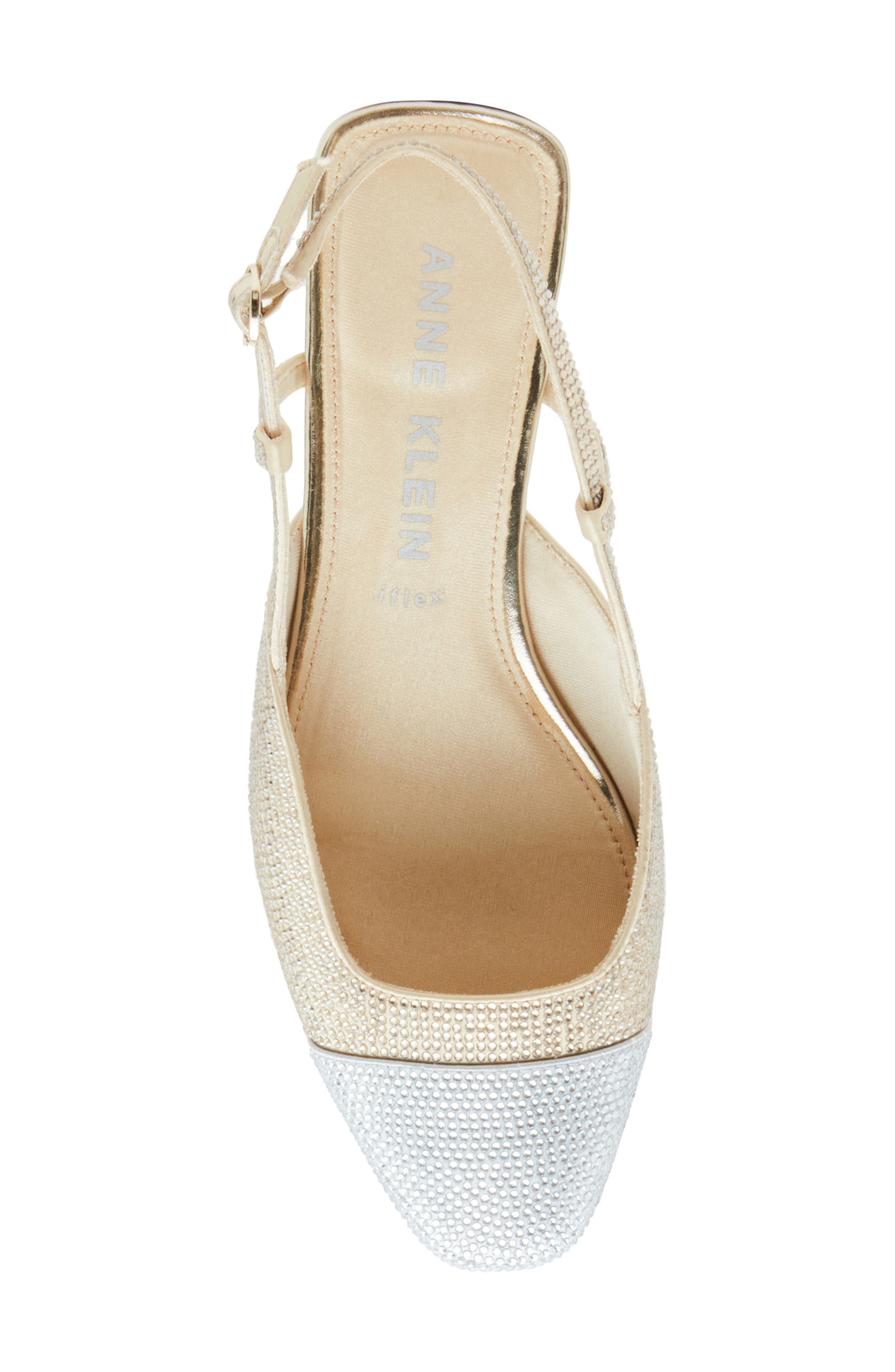 Anne Klein Cindy Slingback Cap Toe Pump, Alternate, color, 