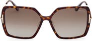 TOM FORD Joanna 59mm Polarized Butterfly Sunglasses