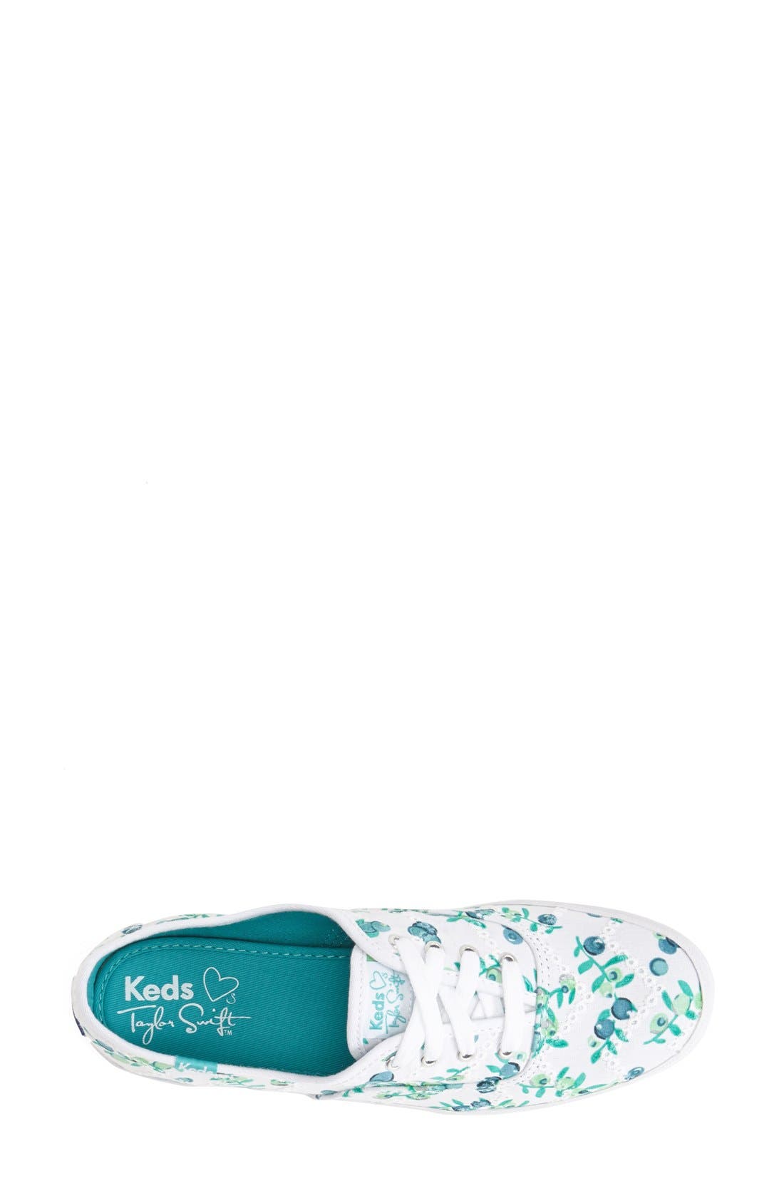 Taylor Swift 'Champion - Eyelet' Sneaker, Alternate, color, TEAL