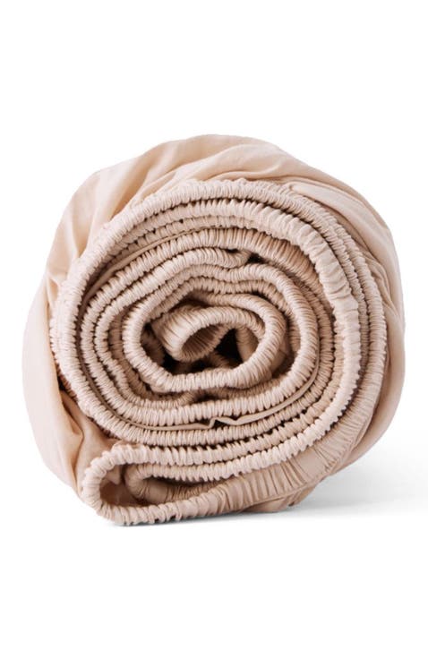 Organic Room Service Sateen Fitted Sheet