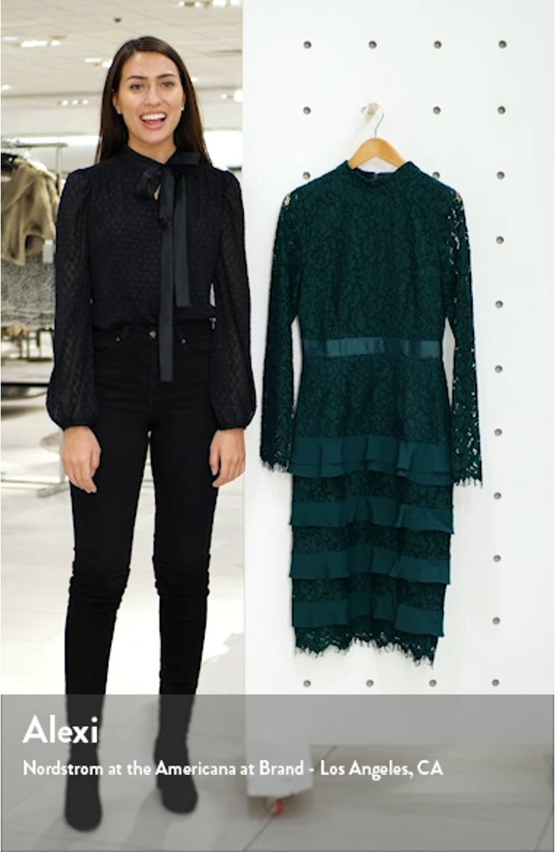 Long Sleeve Lace Dress, sales video thumbnail