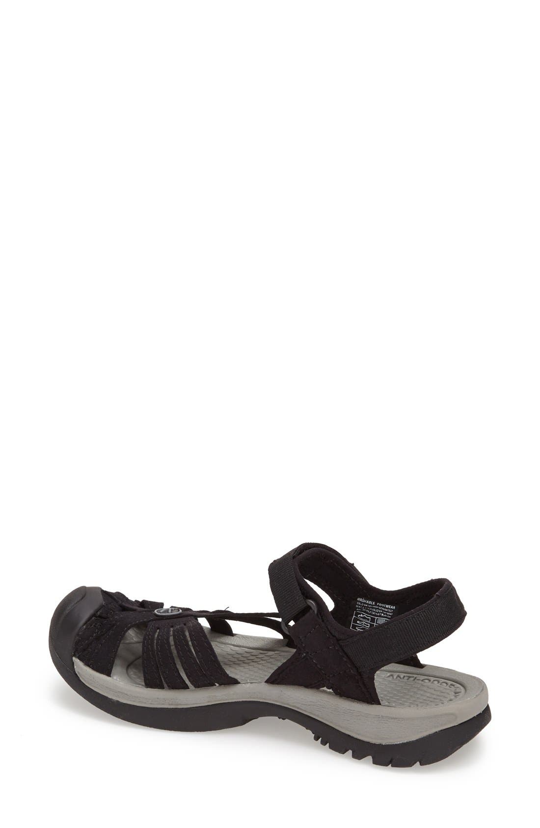 KEEN 'Rose' Sandal, Alternate, color, Black/ Grey
