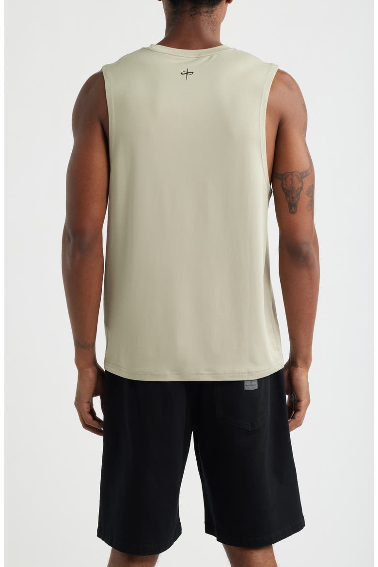 Tempo Wordmark Tech Tank, Alternate, color, CEMENT