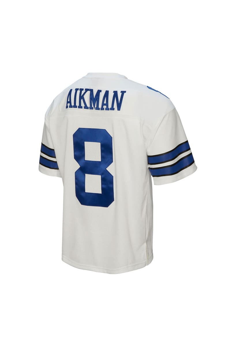 Mitchell & Ness Men's Mitchell & Ness Troy Aikman White Dallas Cowboys Legacy Replica Jersey, Alternate, color, 