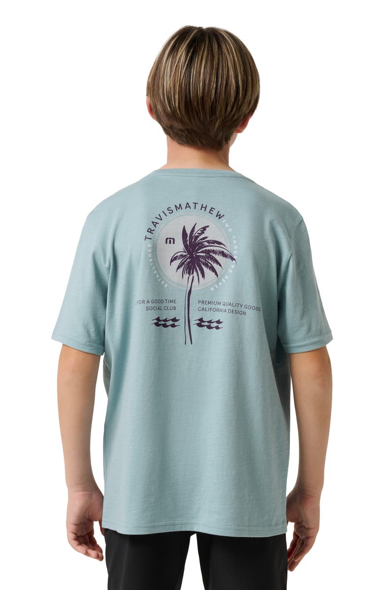 TravisMathew Kids' Hold My Calls Graphic T-Shirt, Alternate, color, Arona