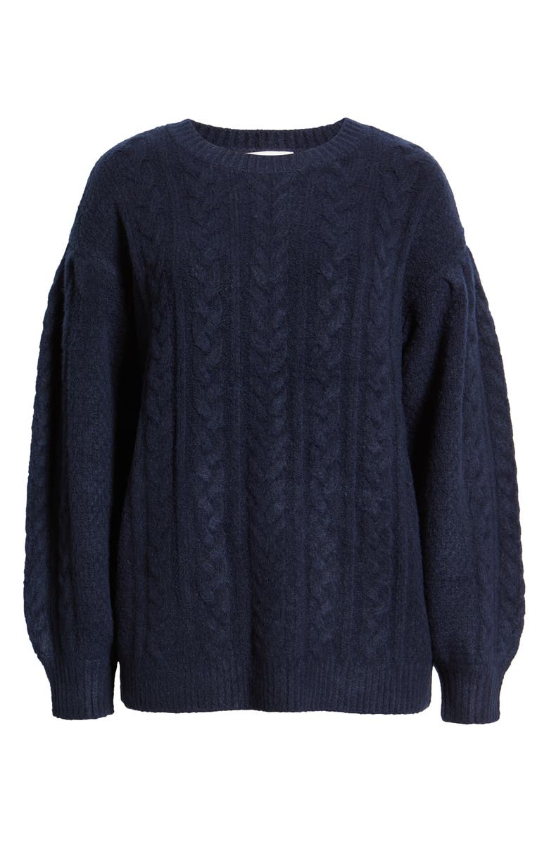 Treasure & Bond Cable Stitch Sweater, Alternate, color, 