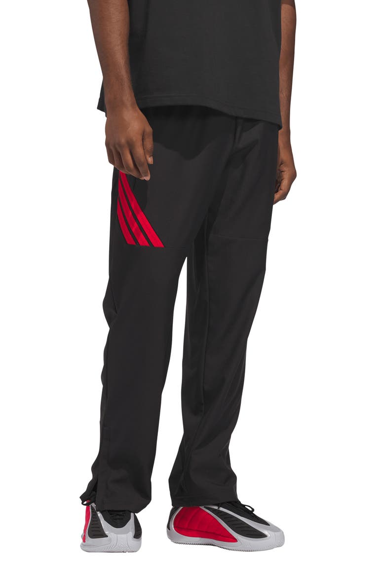 Anthony Edwards Crazy Lite Pants, Main, color, BLACK/ PURE RUBY