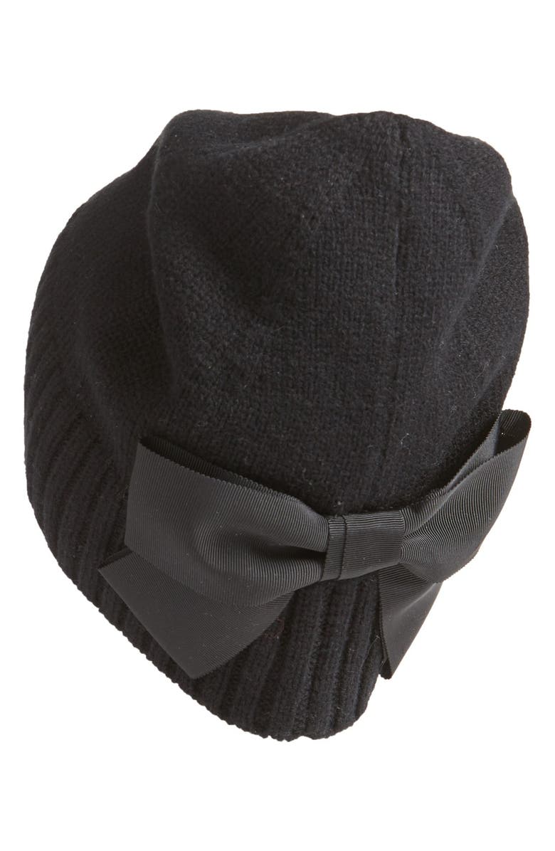 Kate Spade New York bow beanie, Alternate, color, 