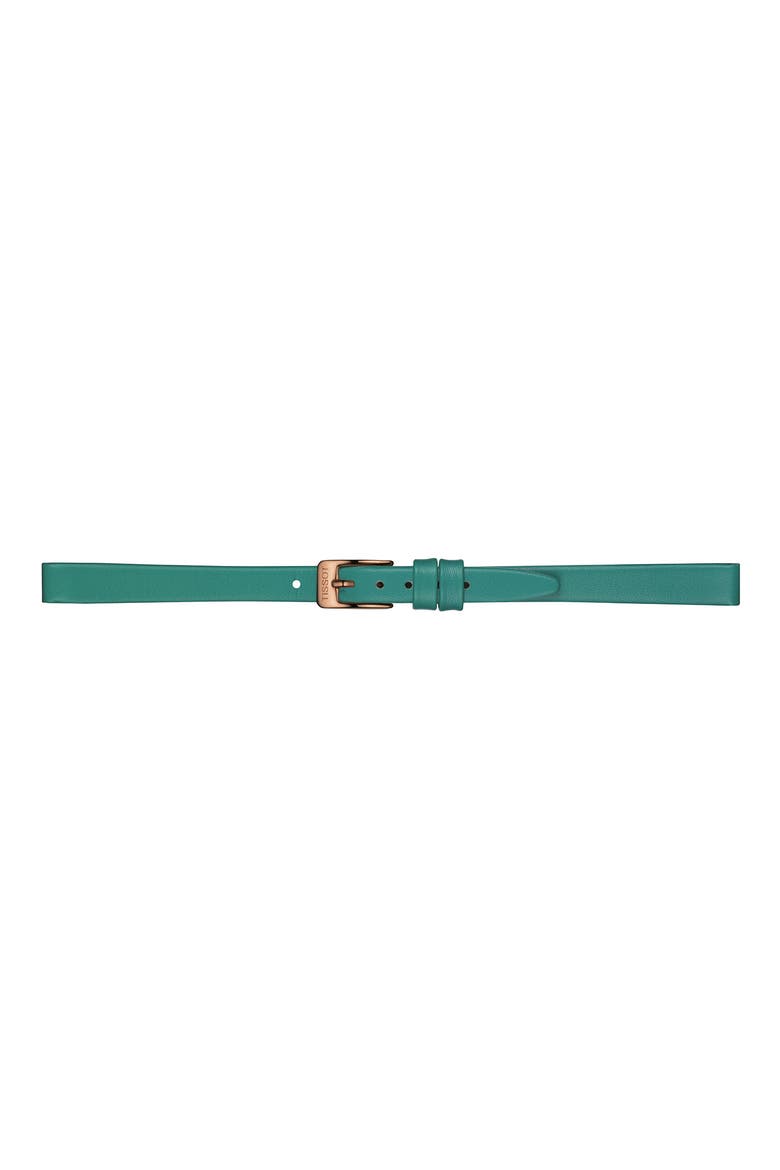 Lovely Summer Leather Strap Square Watch & Interchangeable Straps Set, 20mm, Alternate, color, TAN