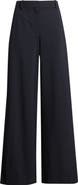 Theory Stretch Wool Wide Leg Pants