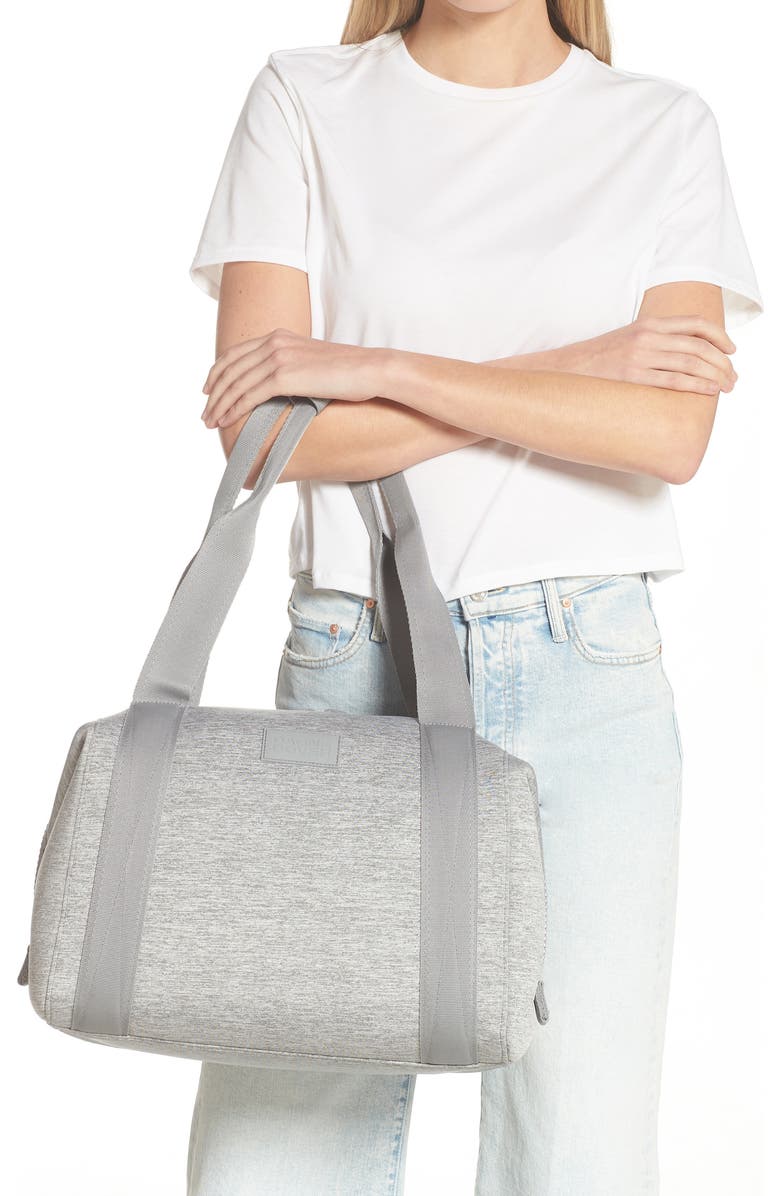 Dagne Dover Landon Medium Neoprene Carryall, Alternate, color, Heather Grey