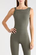 MPG Cloud Asymmetrical Twist Performance Tank