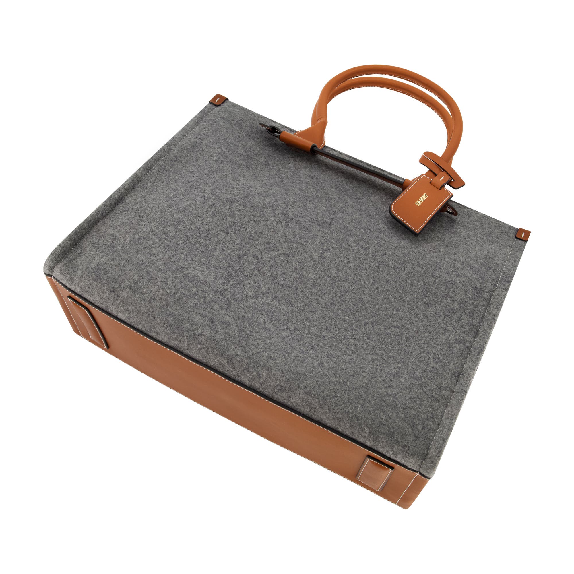 JASON WU Structured Felt Tote, Alternate, color, Grey