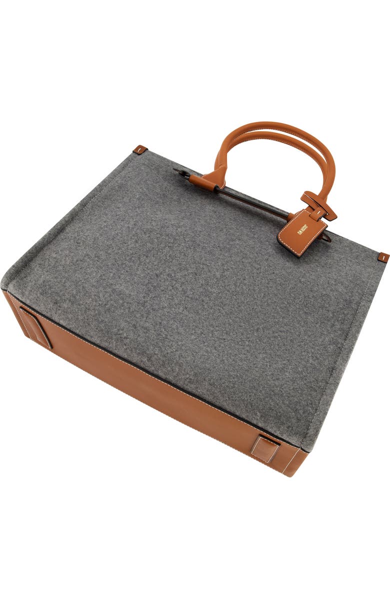 JASON WU Structured Felt Tote, Alternate, color, Grey