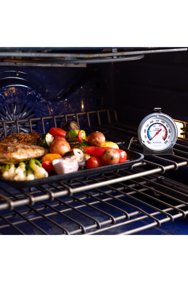 Large Dial Oven Thermometer, Alternate, color, Silver