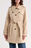 London Fog Hooded Trench Coat