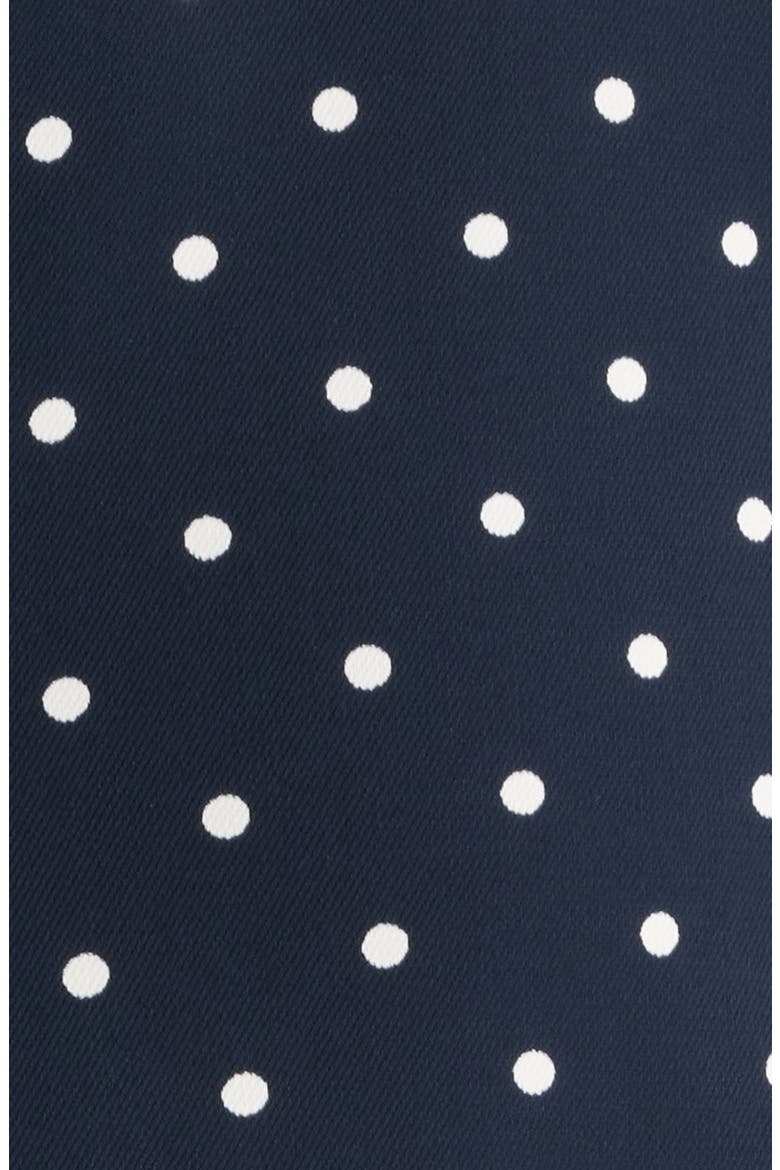 Polka Dot Halter Minidress, Alternate, color, NAVY POLKA DOT