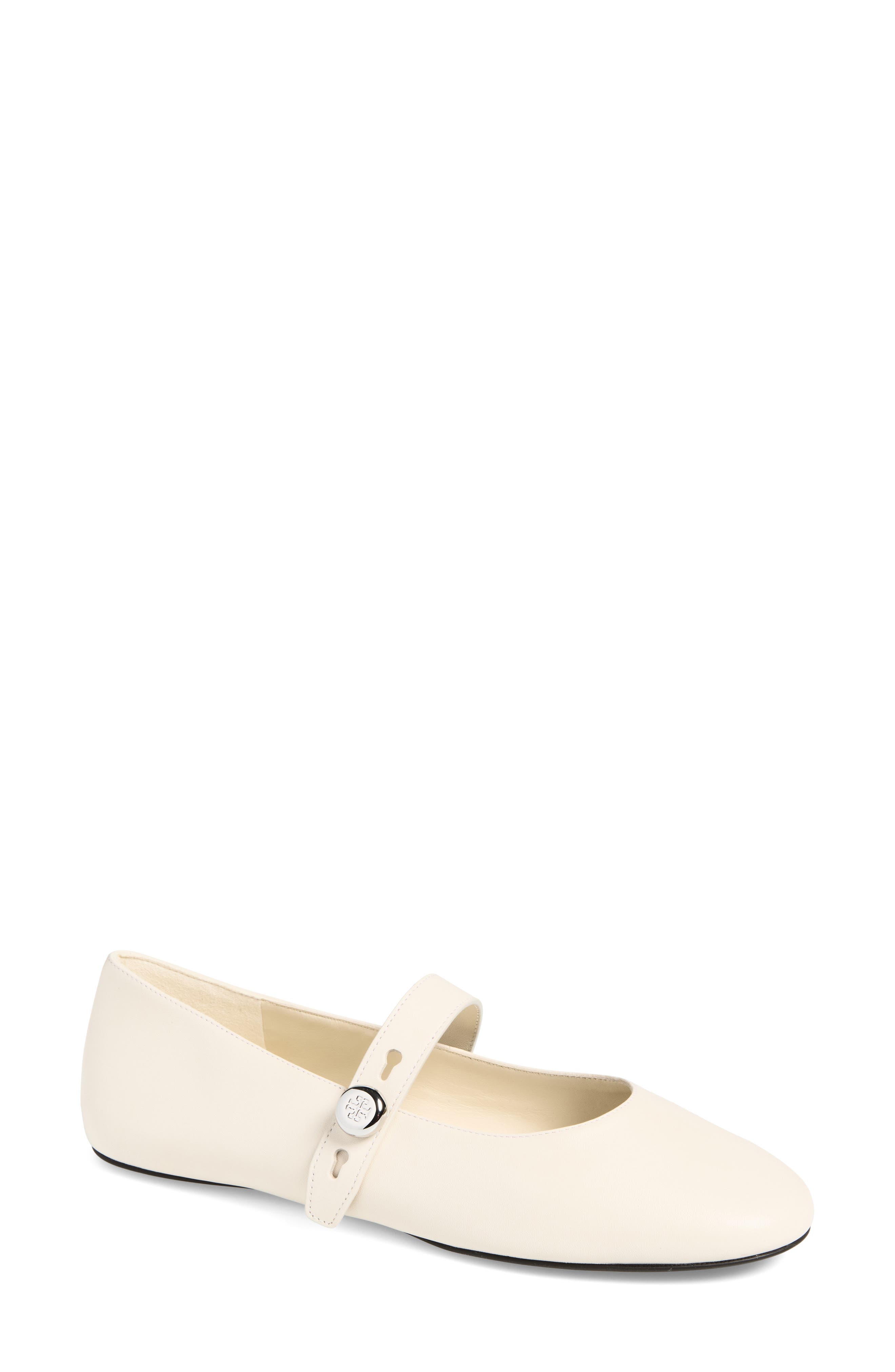 Romy Mary Jane Flat, Main, color, LIGHT CREAM