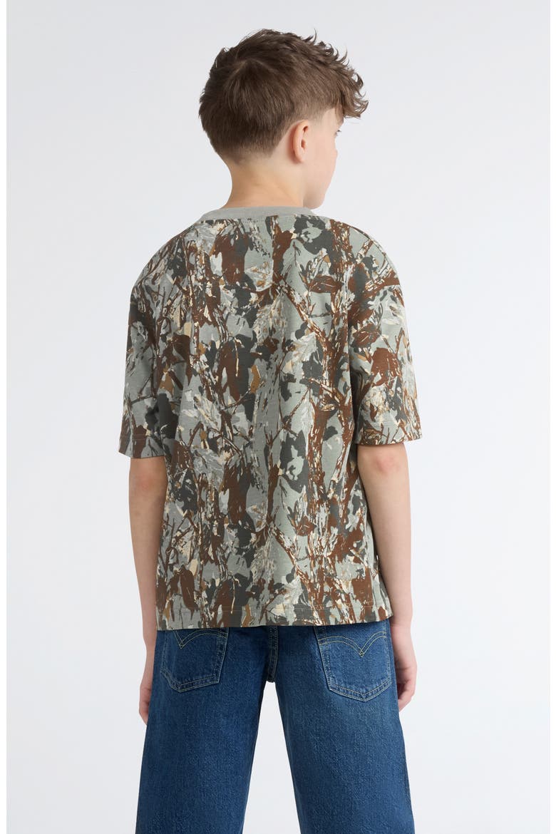Kids' Camo Jersey T-Shirt, Alternate, color, SEA SPRAY