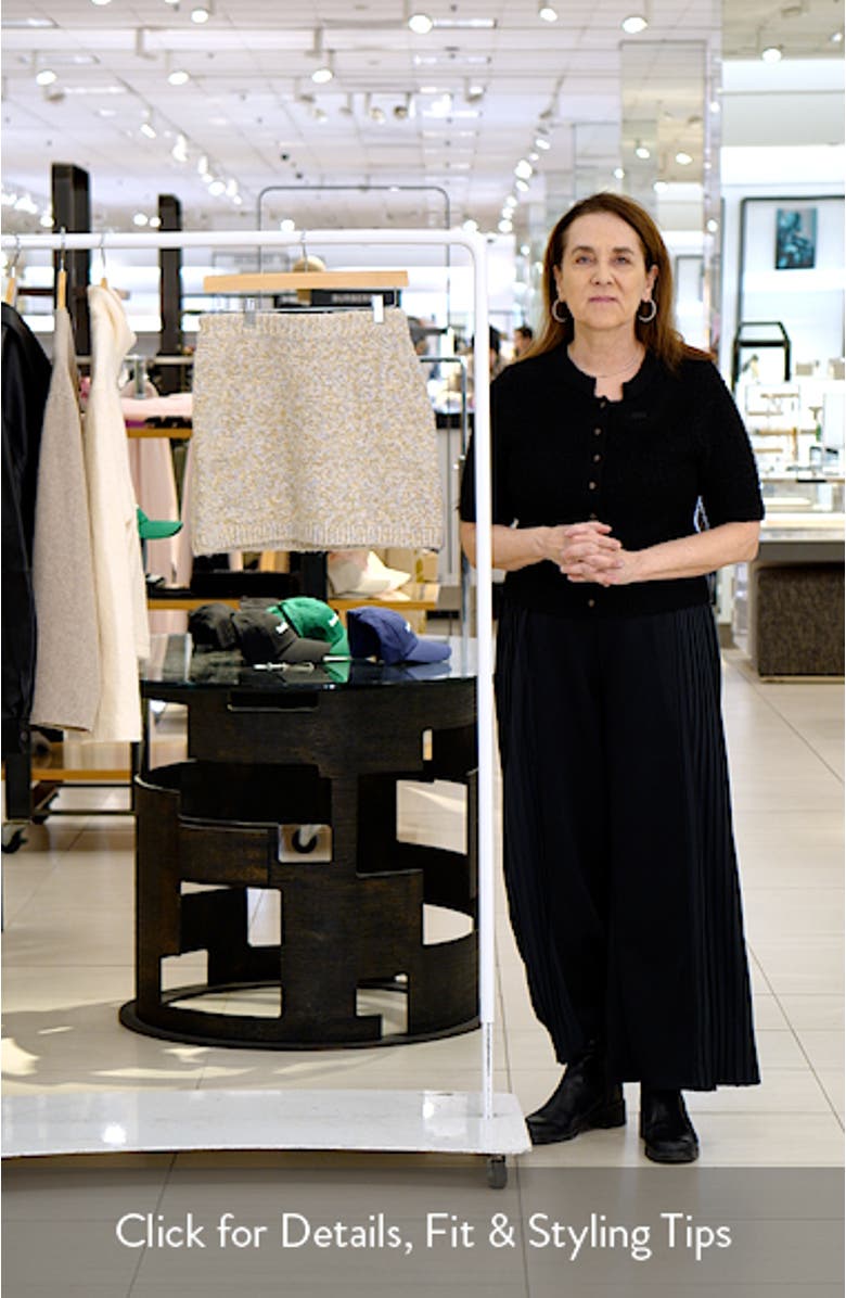 Twist Yarn Miniskirt, sales video thumbnail