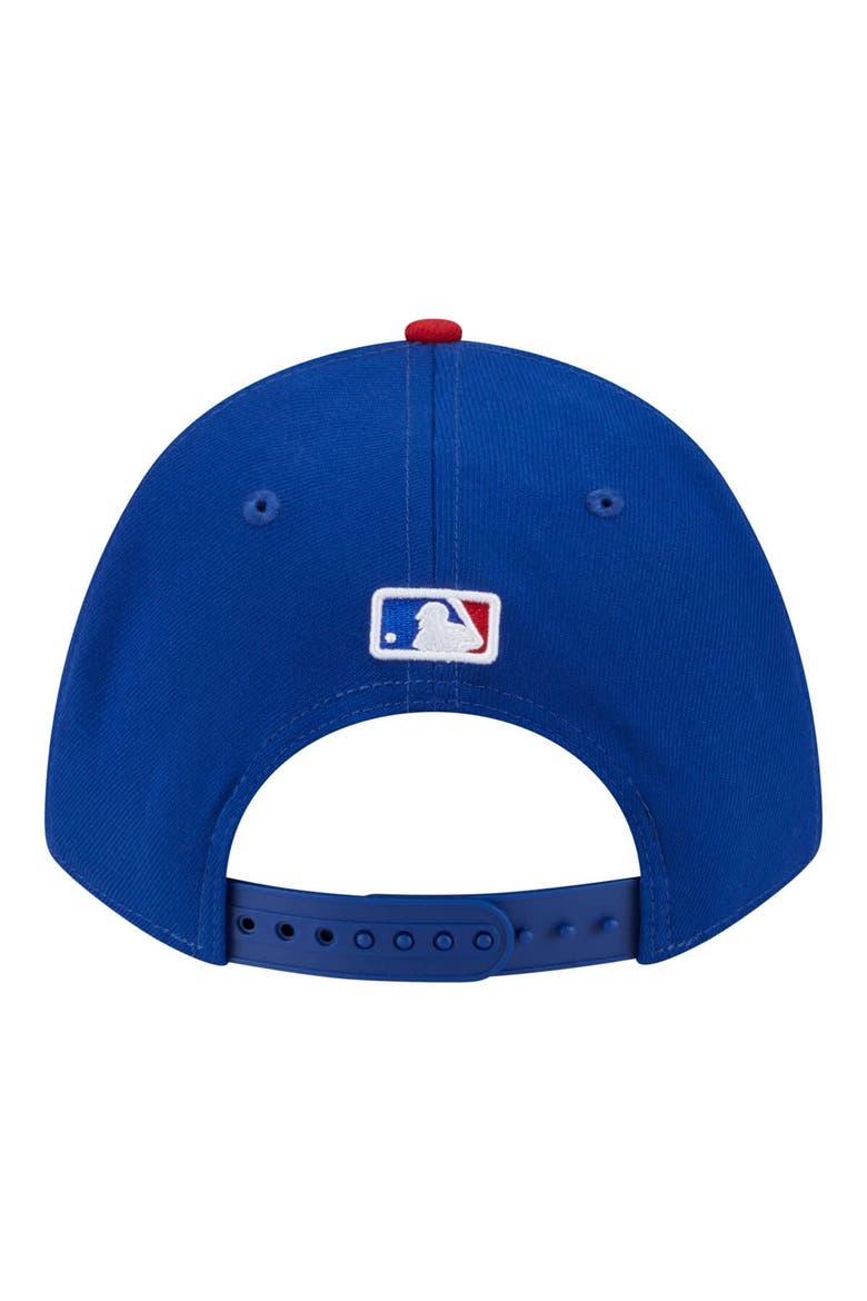 Men's New Era Royal Chicago Cubs 150th Anniversary 9FORTY M-Crown Adjustable Hat, Alternate, color, Royal