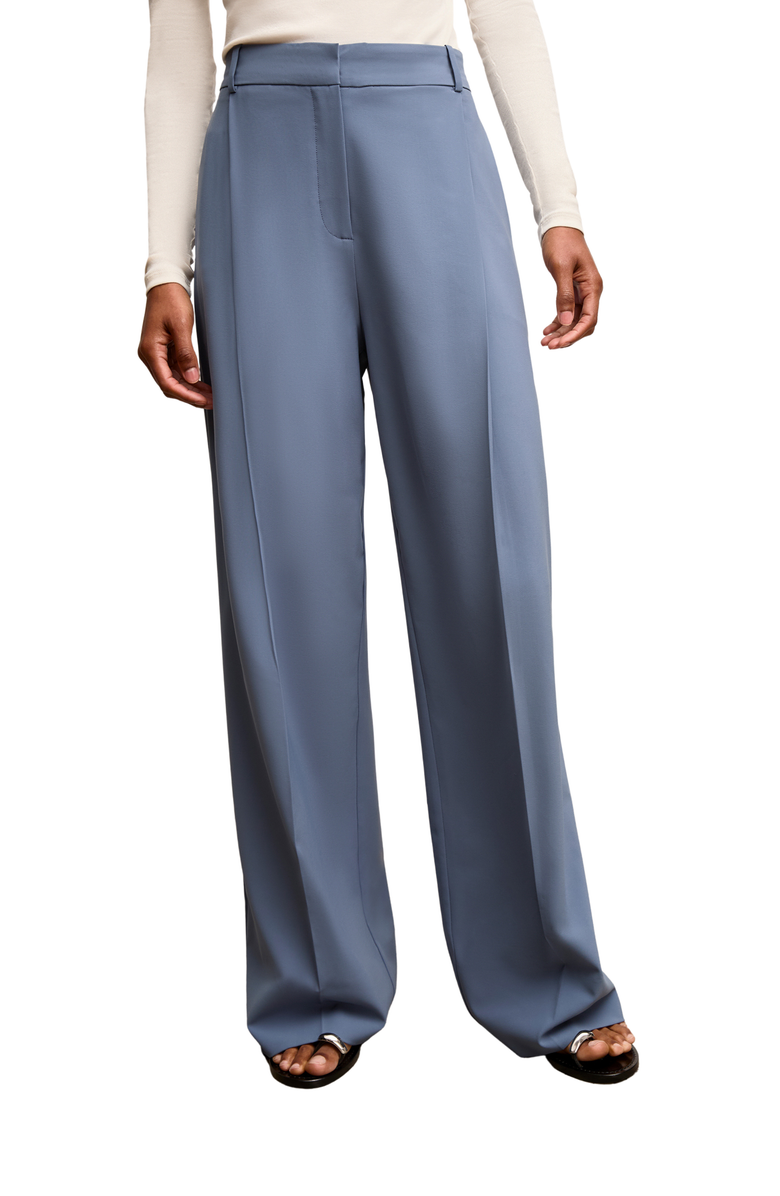 M.M.LaFleur Rina Sculptural Pant - OrigamiTech, Main, color, Dusty Blue