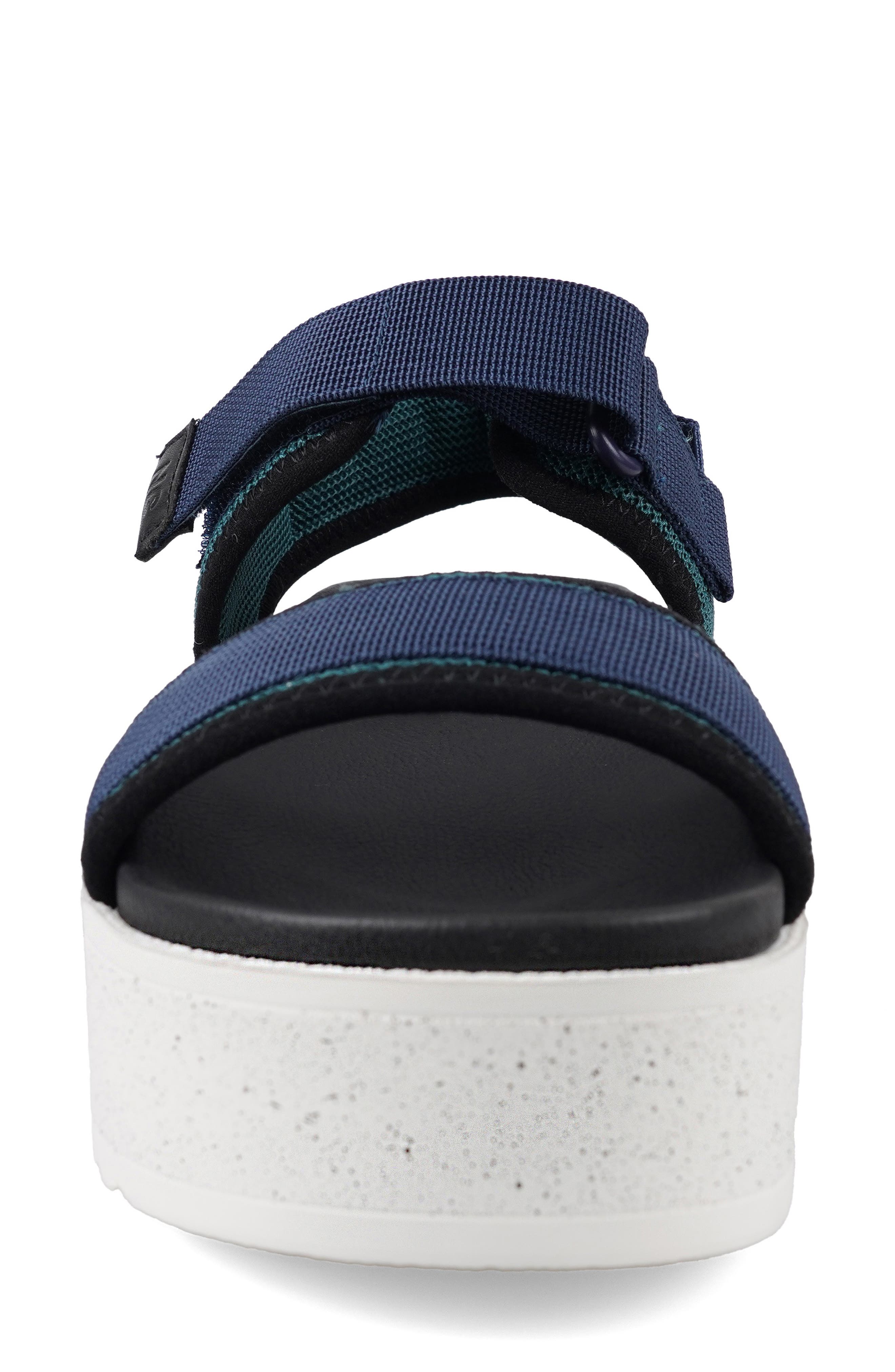 Shadoww Platform Sandal, Alternate, color, BLACK BLUE