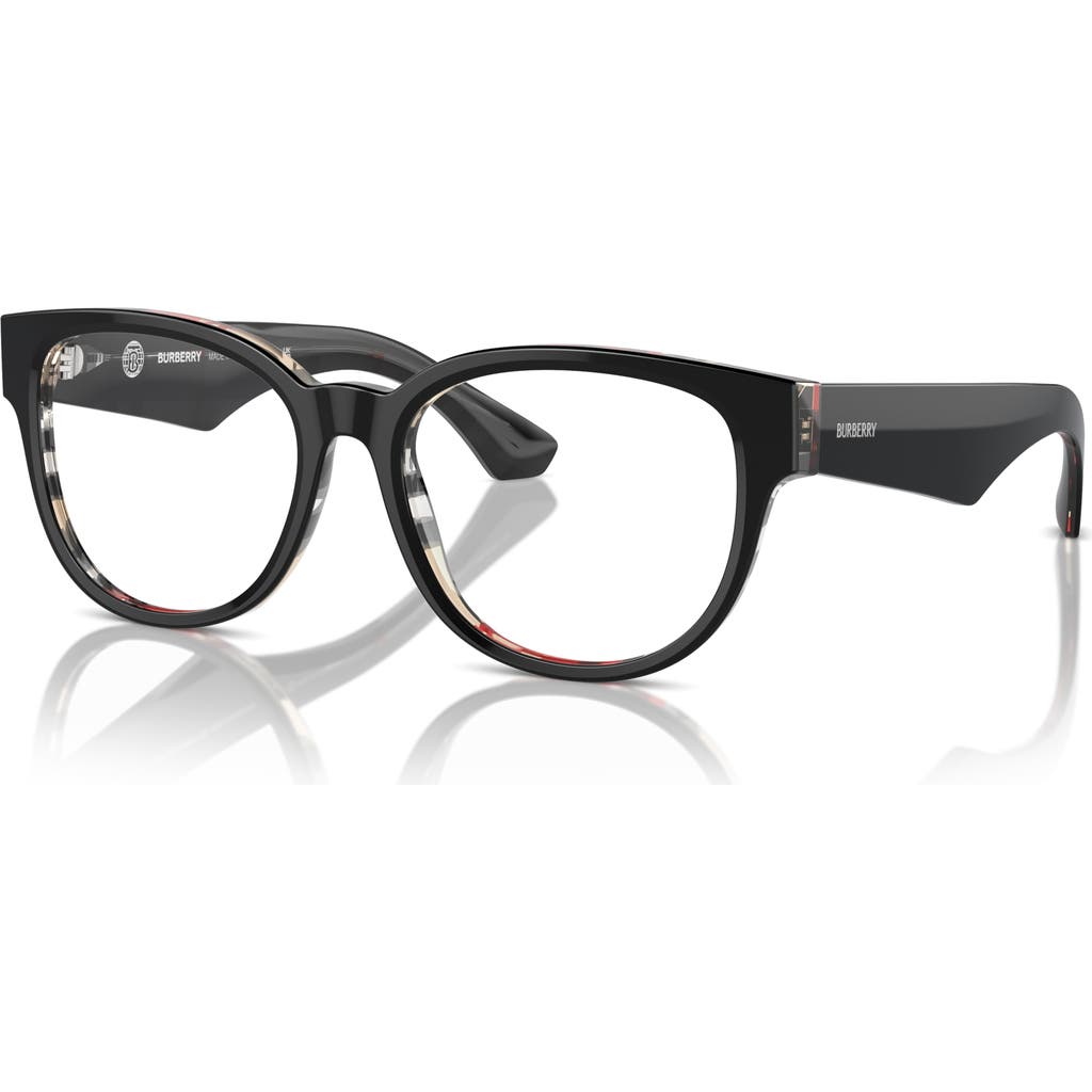Burberry 53mm Phantos Optical Glasses In Blue