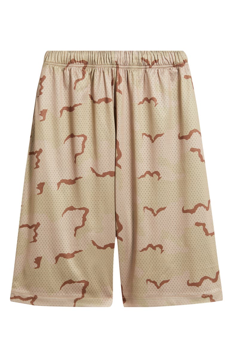 Elwood Baggy Mesh Shorts, Alternate, color, Sand Camo