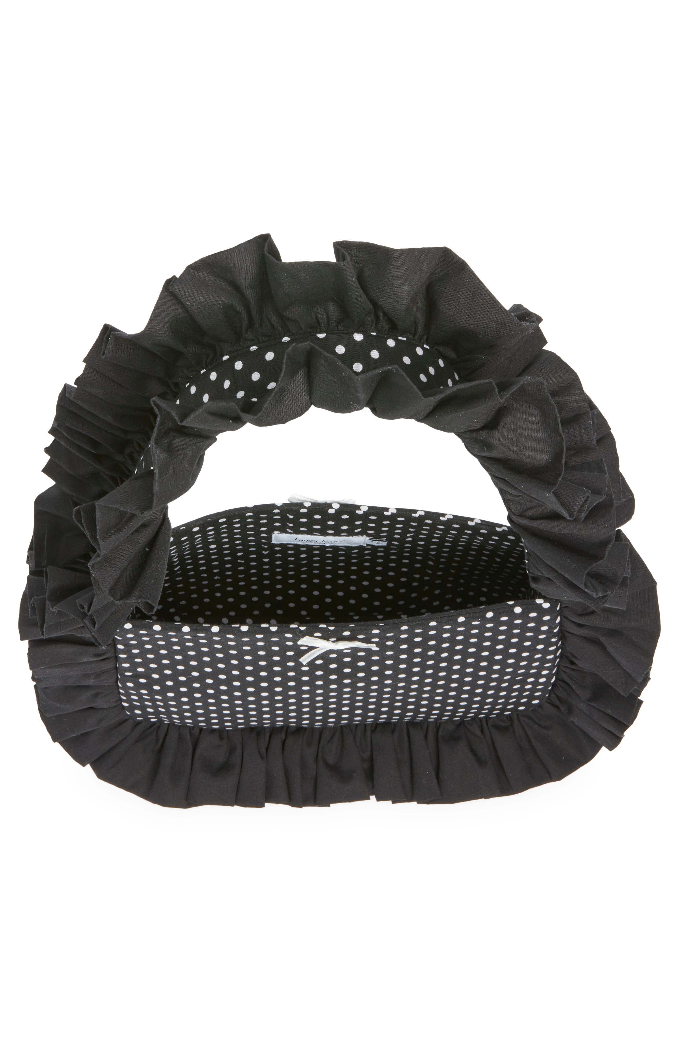 Baggy London Baguette Shoulder Bag, Alternate, color, Black White/ Bow