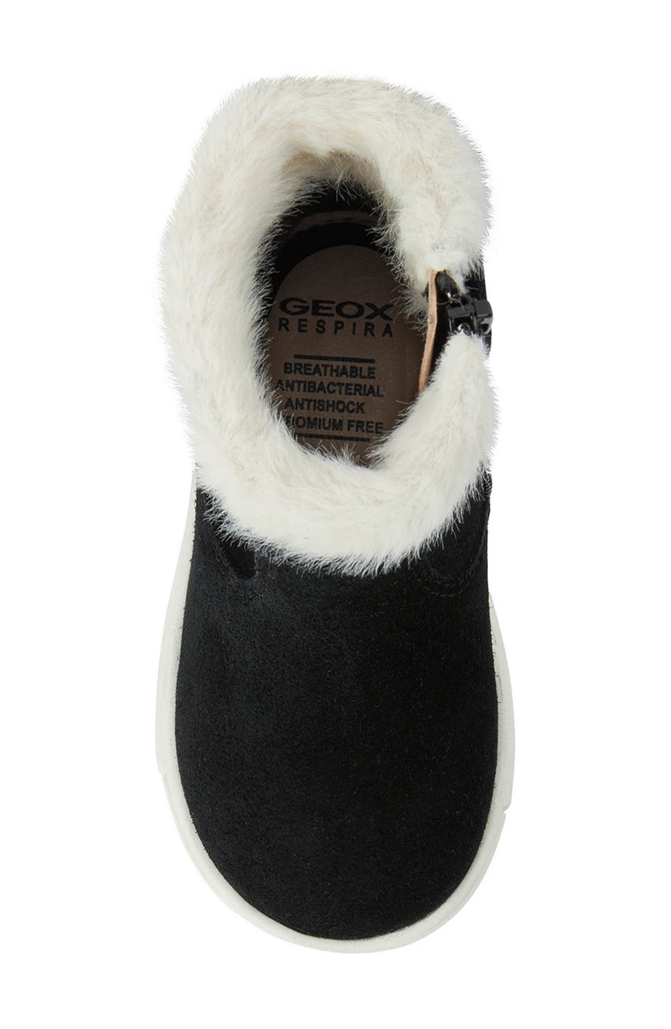 Geox Kids' Trotolla Faux Fur Lined Boot, Alternate, color, 