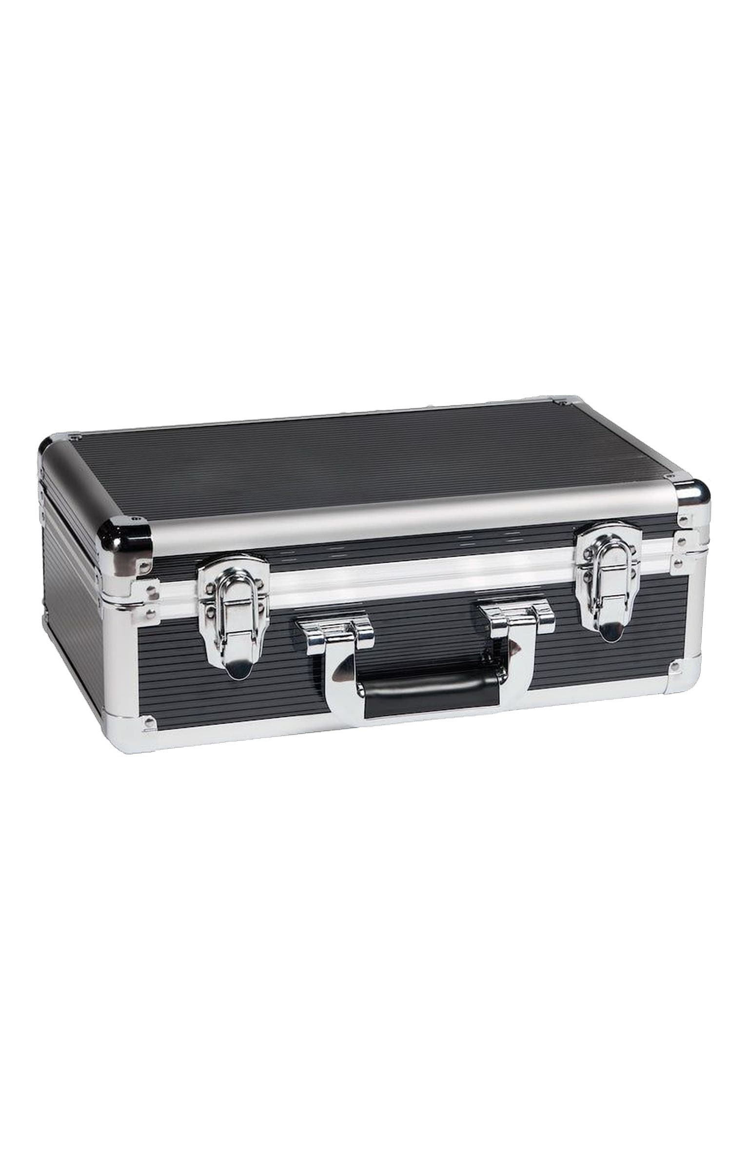 VinGardeValise VinBottle 2-Bottle Case - Black, Alternate, color, Silver