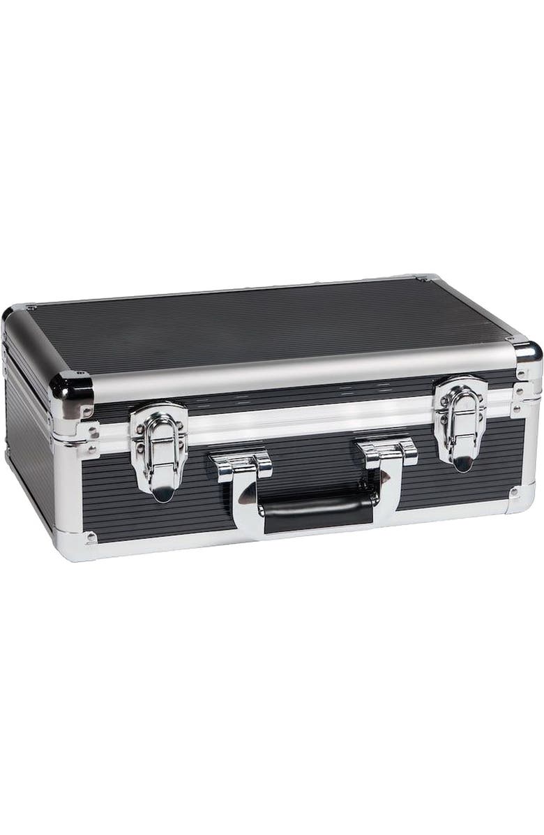 VinGardeValise VinBottle 2-Bottle Case - Black, Alternate, color, Silver