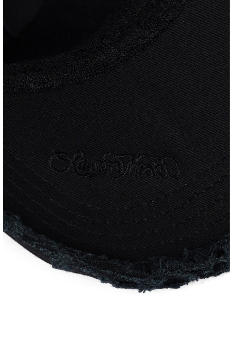 Jilly Crystal Mini Butterfly Trucker Hat, Alternate, color, Black
